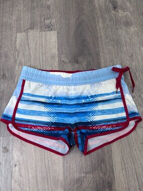 NWOT Wave Life Red White and Blue Womens Board Shorts